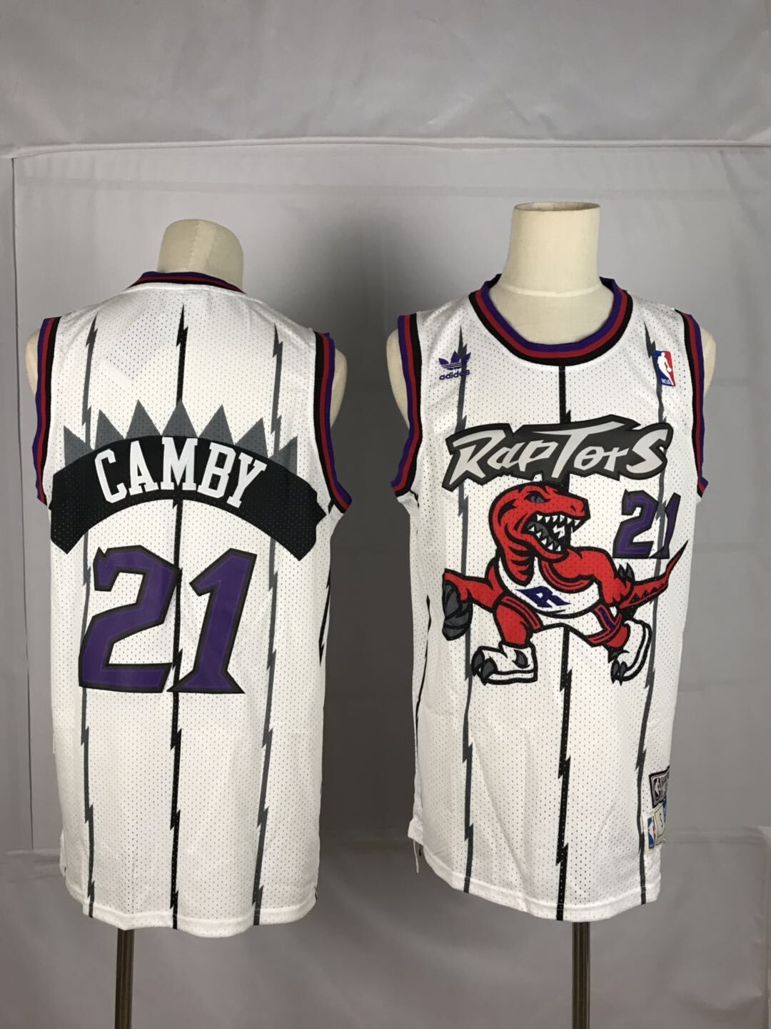 2019 Men Toronto Raptors 21 Camby white NBA Nike Jerseys